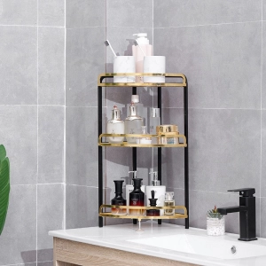 3 Tier Bathroom Corner Shelf Rack