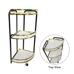 3 Tier Bathroom Corner Shelf Rack