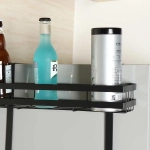2 Tier Metal Refrigerator Side Storage Organizer Rack