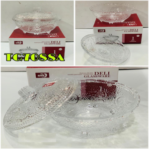 1 Pcs Deli Glass Bowl