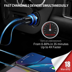 Y-34 45w PD Car Fast Charger 3.0