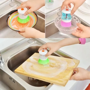 Soap Dispensing Dish Washing Brush