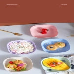 10 Pcs Plastic Serving Plates