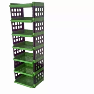 7 Layer Plastic Book Shelf