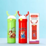 Antler Design Glass Water Bottle - 500ml