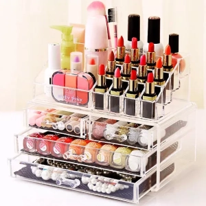 2 Drawer Acrylic Cosmetic Organizer