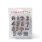 15 Pcs Stainless Steel Number Cookie Cutter