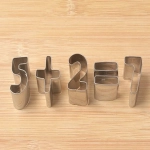 15 Pcs Stainless Steel Number Cookie Cutter