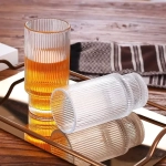 6 Pcs Deli Glass Water Cup - 293ml - TY7510-2