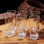 Red Cherry 6 Pcs Glass Tumbler Set - 285ml