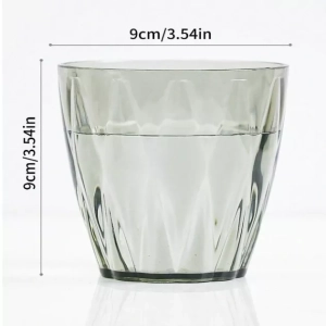 1 Pcs Transparent Plastic Cup