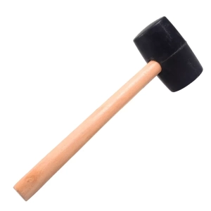 Wooden Handle Rubber Hammer