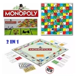 2 in 1 Monopoly Board Game