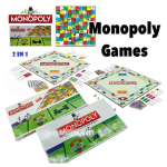 2 in 1 Monopoly Board Game