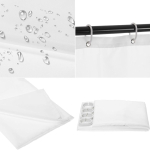 Shower Curtain with Holes