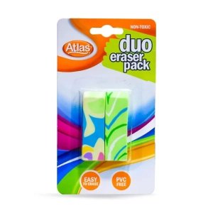 Atlas Eraser DUO Blister Pack