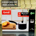 Kawashi Non-Stick Milk Pot With SS Lid - 16cm