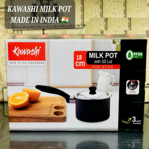 Kawashi Non-Stick Milk Pot With SS Lid - 18cm