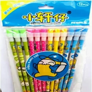 Cartoon Pencils 12 Pcs