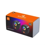 Kisonli X11 RGB Gamer PC Mini USB Speaker