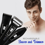 Geemy 3 In 1 Rechargeable Shaver and Trimmer - GM-573