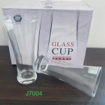 6 Pcs Long Glass Cup - J7004