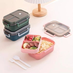 Adult 3 In 1 Bento Lunch Box - 1250ml