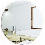 Oval Shape Sticker Mirror 20cm x 30cm 1mm