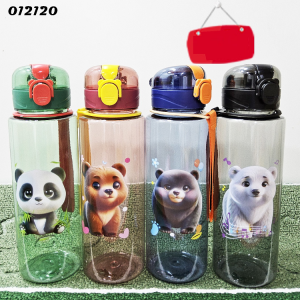 Transparent Animal Design Water Bottle