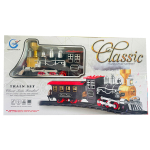 Classic Train Set Toy with Smoke