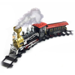 Classic Train Set Toy with Smoke