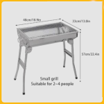 Portable Stainless Steel Grill - Small