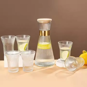 5 Pcs Clear Borosilicate Glass Set