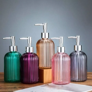 Glass Soap Dispenser Bottle - S