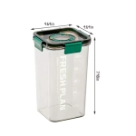 1 Pc Square Canister - 1000ml