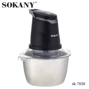 Sokany SK-7020 Electric Chopper – 400w – 2.0Ltr