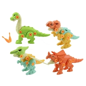 4 Pcs DIY Assembly Dinosaur Toys