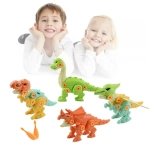 4 Pcs DIY Assembly Dinosaur Toys