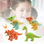 4 Pcs DIY Assembly Dinosaur Toys