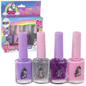 Unicorn Nail Polish Set - 4 Pcs