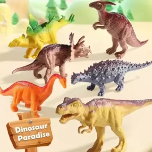 Dino Tray Box Toy With 6 Dino