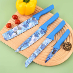 Flower Design 6 Pcs Knife Set
