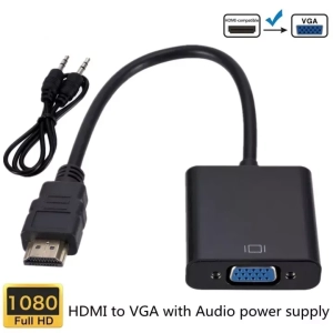 HDMI To VGA Cable Converter - HD 1080P