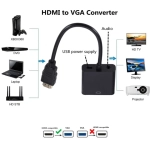HDMI To VGA Cable Converter - HD 1080P
