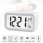 LCD Display Digital Alarm Clock - (Battery)