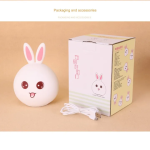 Silicone Cute Bunny Night Lamp - Rechargeable