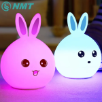Silicone Cute Bunny Night Lamp - Rechargeable