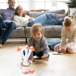 Dancing Goose Toy With Ring Toss Game