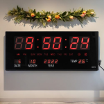 Led Wall Digtal Alarm Clock With Calendar