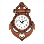 Siddharth Brown Anchor Wall Clock - 5078